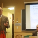 William Moomaw and Seth Itzkan at the Fletcher School at Tufts University